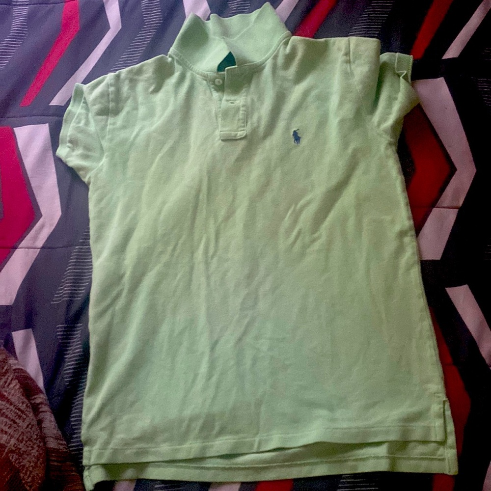 POLO Green Collar Shirt